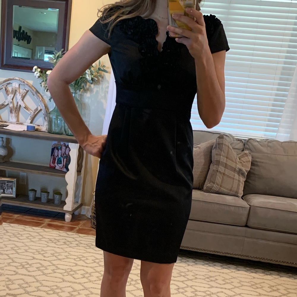 Black cocktail dress